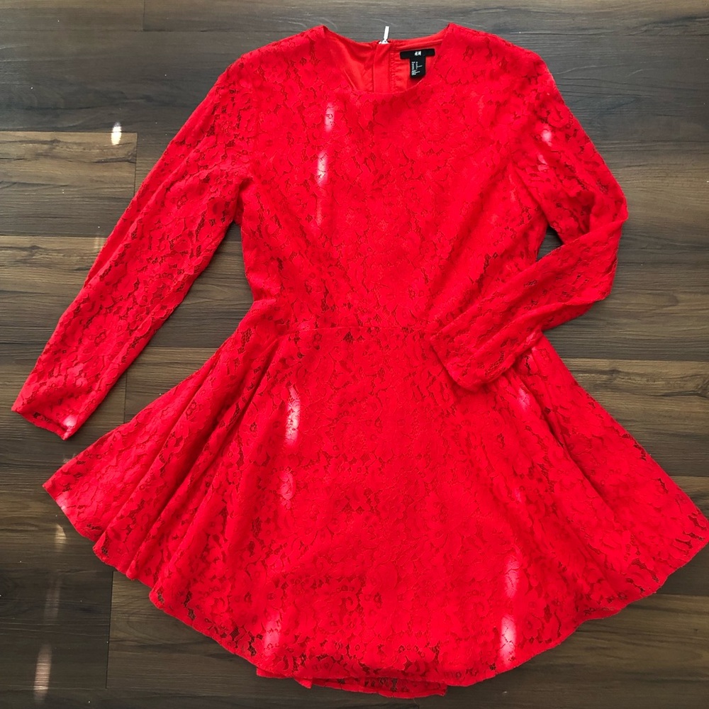 Red Lace Nigh Out Dress